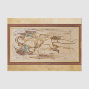 Die Engel des Erzengels der Hierarchie, Burne Jone Seidenpapier