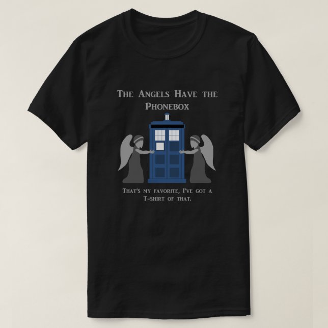 Die Engel haben das Telefonbuch T-Shirt (Design vorne)