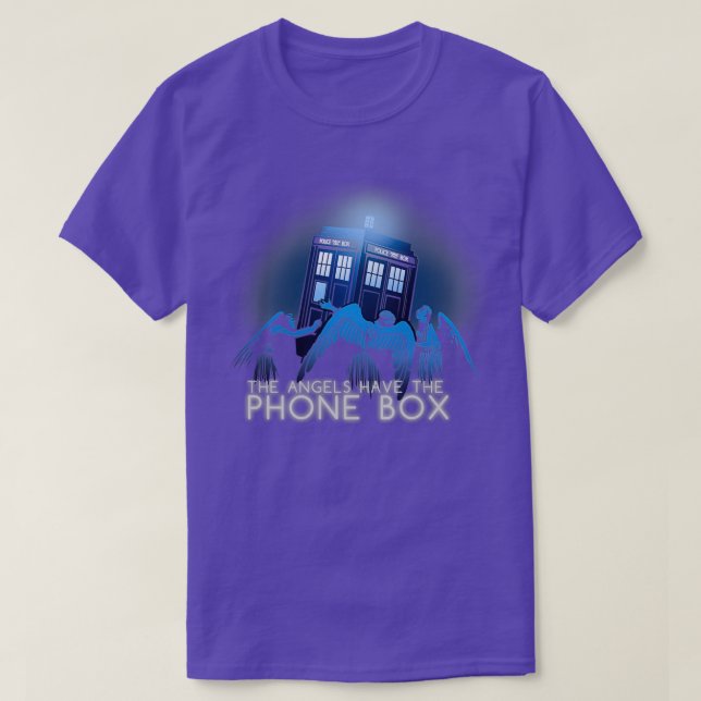 Die Engel haben die Telefonbox Classic T-Shirt (Design vorne)