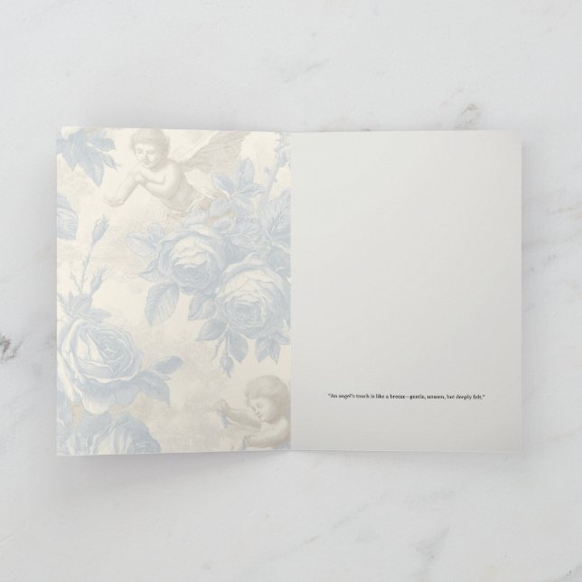 Die Engel-Kollektion von ArtDesignsByBlake.com Karte (Innenseite)