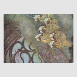 „Die Engel“ von Edmund Dulac Seidenpapier
