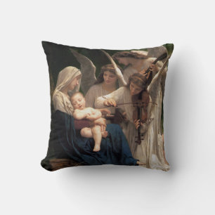 Die Engel von William Adolphe Bouguereau Kissen