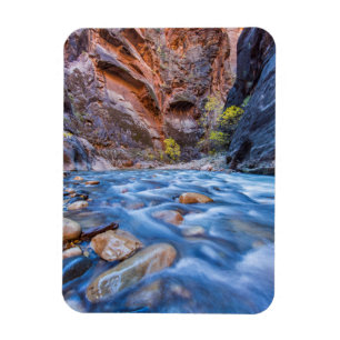 Die Engstelle des Virgin River im Herbst 3 Magnet