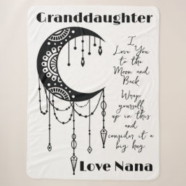 Die Enkeltochter zum Mond und zurück Liebe Nana Sherpadecke