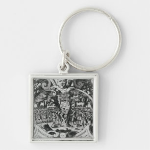 Die Entdeckung des Fluss Mississipi Schlüsselanhänger