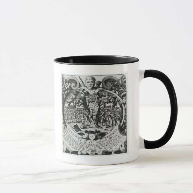 Die Entdeckung des Fluss Mississipi Tasse (Rechts)