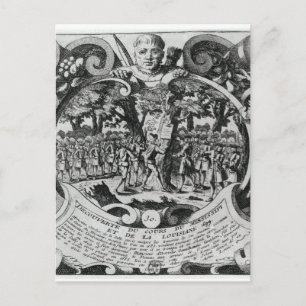 Die Entdeckung des Mississippi Postkarte