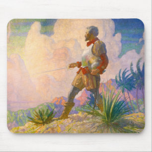 Die Entdeckung von Newell Convers Wyeth Mousepad