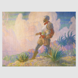 Die Entdeckung von Newell Convers Wyeth Seidenpapier