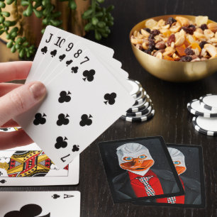 Die Entenmalerei von Alfred Fox Spielkarten