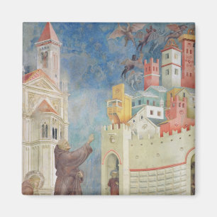 Die Entfernung der Teufel von Arezzo, 1297-99 Magnet
