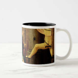 Die Entfernung des Heiligen Roch von Rom Zweifarbige Tasse