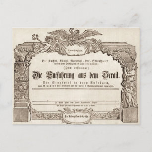 Die Entführung aus dem Serail (Mozart) Postkarte