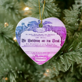 Die Entführung aus dem Serail Oper Amadeus Mozart Keramik Ornament