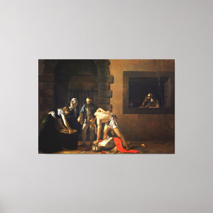 Die Enthauptung von Johannes der Baptist durch Leinwanddruck