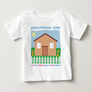 Die entmilitarisierte Zone des sicheren Hauses ret Baby T-shirt