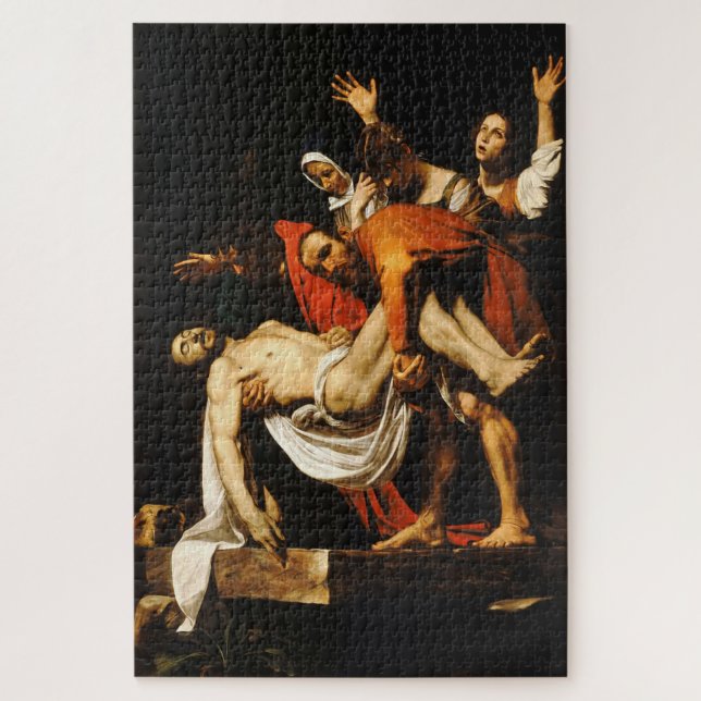 Die Entombierung Christi durch Caravaggio (Vertikal)