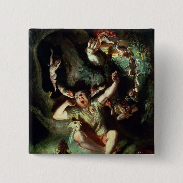 Die Enttäuschung der Unterseite Button (Vorderseite)