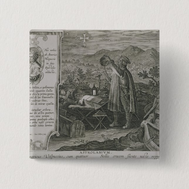 Die Entwicklung des Astrolabe des Seemannes Button (Vorderseite)