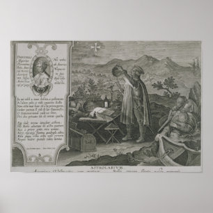 Die Entwicklung des Astrolabe des Seemannes Poster