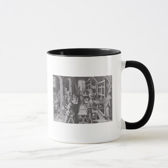 Die Entwicklung des Druckens Tasse (Rechts)
