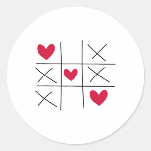 Die Entwürfe von St. Valentine Runder Aufkleber
