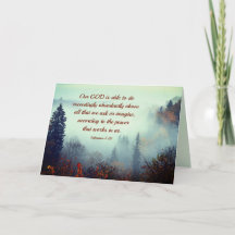 Die Ephesianer 3:20 Unser Gott ist... Fall Forest