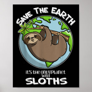 Die Erde als einziger Planet mit Schlitzen gerette Poster