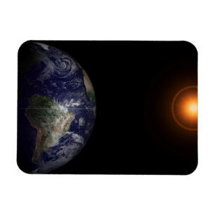 Die Erde an ihrem Äquinoktium. Magnet