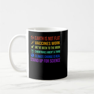Die Erde funktioniert nicht mit flachen Impfstoffe Kaffeetasse