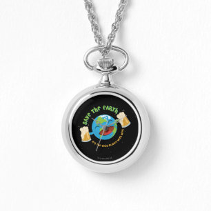 Die Erde gerettet Armbanduhr