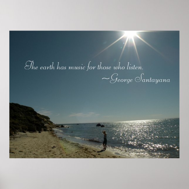 Die Erde hat Musik für diejenigen, die Poster höre (Vorne)