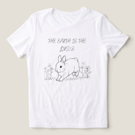 Die Erde ist des Herrn Christlich Tri-Blend Shirt