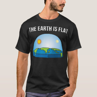 Die Erde ist die flache Erde, die flache Erde T-Shirt