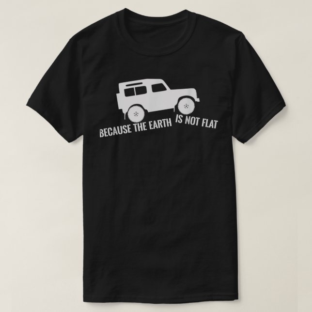 Die Erde ist nicht flach 16 T-Shirt (Design vorne)
