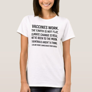 Die Erde ist nicht flach und der Klimawandel ist r T-Shirt