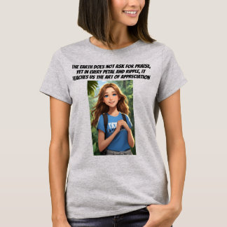 Die Erde lehrt uns die Kunst der Wertschätzung T-Shirt