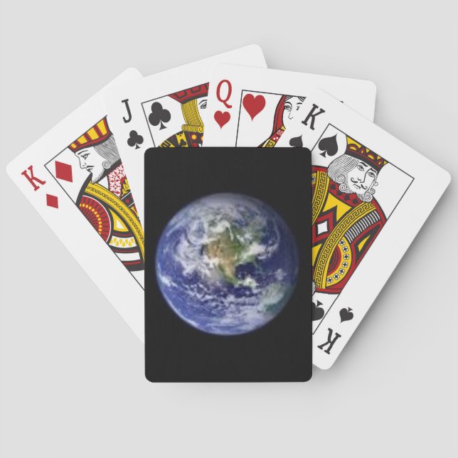 Die Erde Spielkarten (Rückseite)