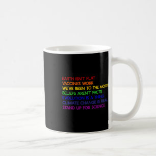 Die Erde steht nicht flach für Science Real Earth  Kaffeetasse