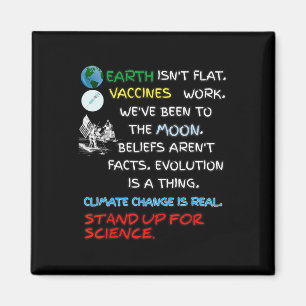 Die Erde steht nicht flach für Science Real Earth Magnet