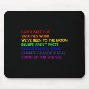 Die Erde steht nicht flach für Science Real Earth Mousepad