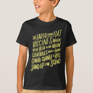 Die Erde steht nicht ganz für das T-Shirt der Lehr