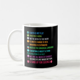 Die Erde steht nicht ohne Boden für die Wissenscha Kaffeetasse