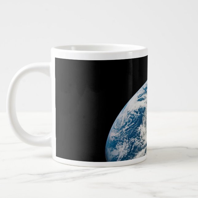 Die Erde wurde aus dem Aollo 8 Raumfahrzeug genomm Jumbo-Tasse (Links)