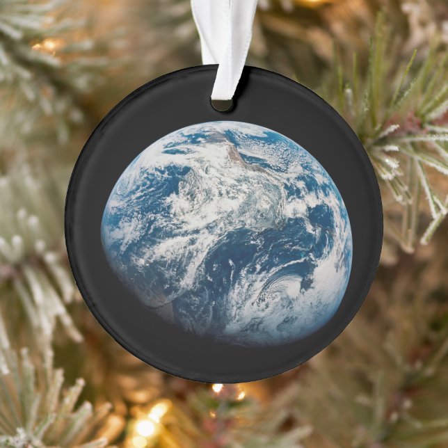 Die Erde wurde aus dem Aollo 8 Raumfahrzeug genomm Ornament (Baum)
