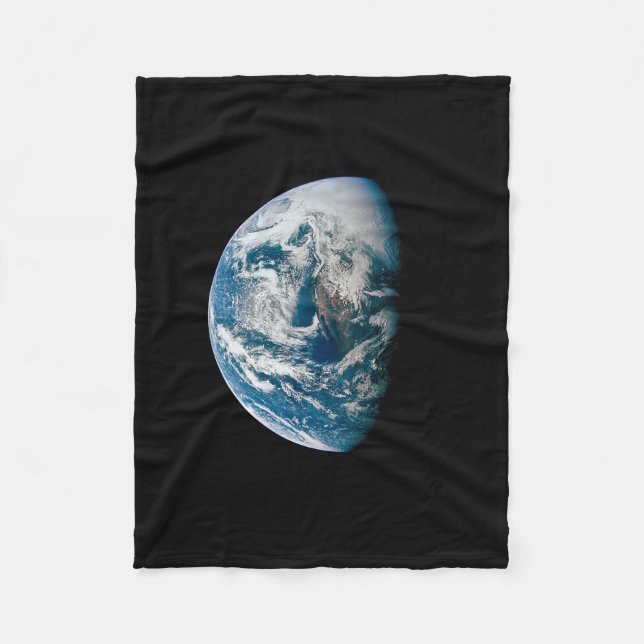 Die Erde wurde aus dem Apollo 13 Raumfahrzeug geno Fleecedecke (Vorderseite)