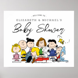 Die Erdnussbande | Babydusche | Begrüßung Poster