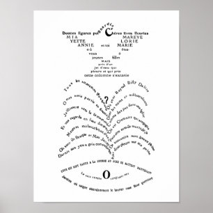 Die erdolchte Taube und der Wasserstrahl Poster