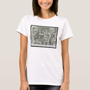 Die Erfindung des kupfernen Stiches, überziehen 2 T-Shirt