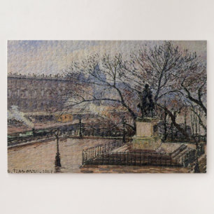 Die erhöhte Terrasse des Pont Neuf und Statue